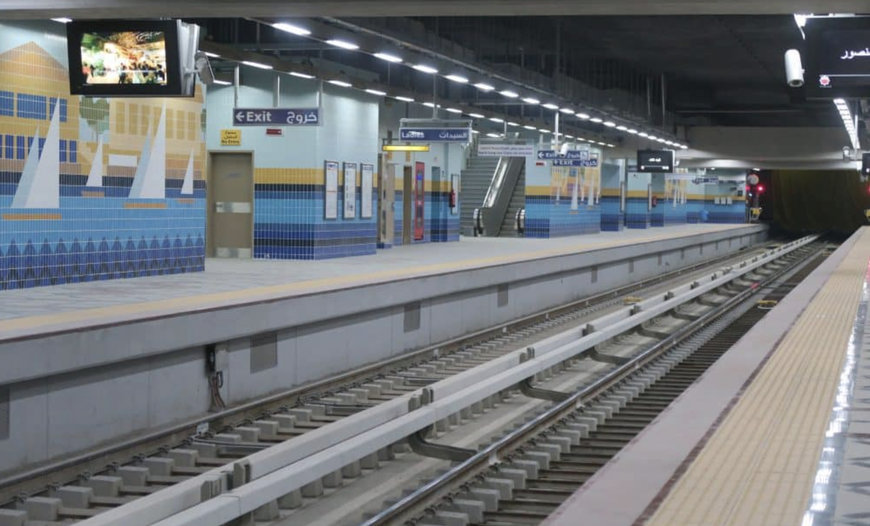 INAUGURATION D’UNE NOUVELLE EXTENSION DU MÉTRO DU CAIRE