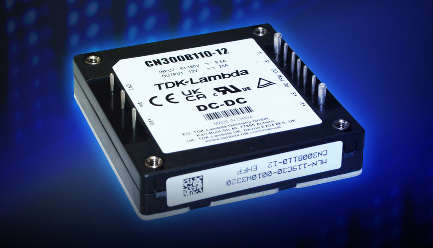 Nouveaux convertisseurs DC-DC demi-brique de 200W et 300W avec une entrée de 43 à 160Vdc pour les systèmes d&rsquo;alimentation ferroviaires