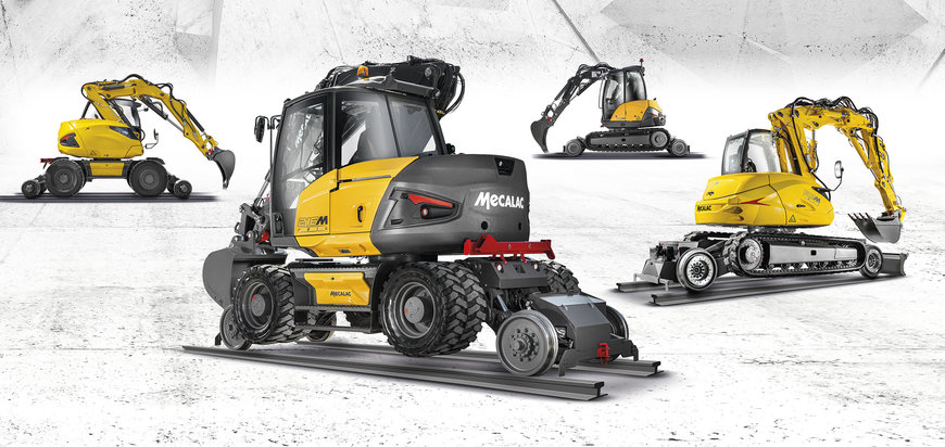 LES 4 MACHINES RAIL-ROUTE MECALAC : UNE SOLUTION POUR CHAQUE CHANTIER, RENDEZ-VOUS AUX MECATEAMEETINGS !