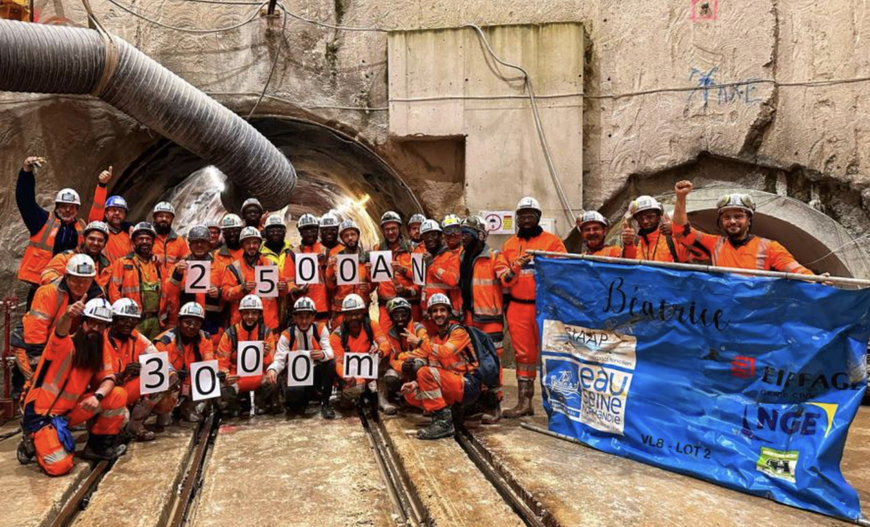 Eiffage Génie Civil a creusé les 3 premiers kilomètres de tunnel du lot 2 de VL8