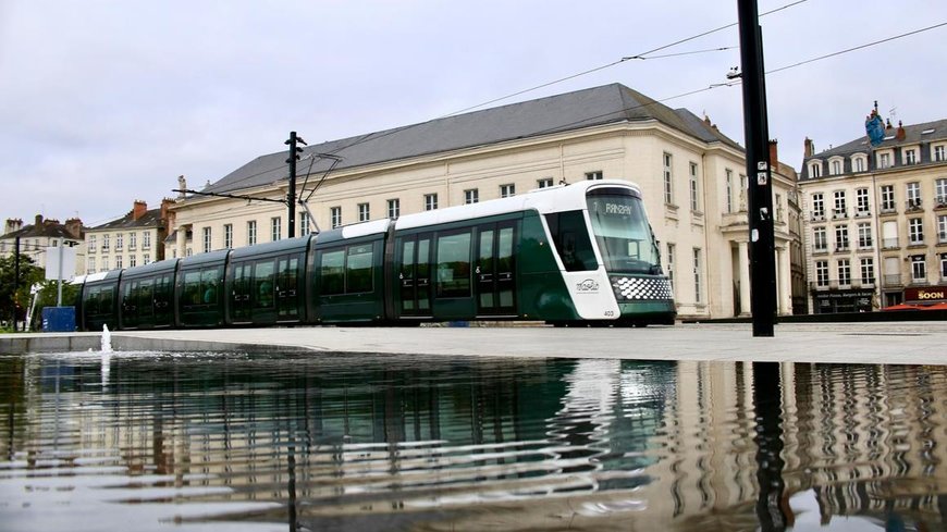 Les nouveaux tramways de Nantes Métropole, fournis par Alstom, ont été inaugurés ce samedi 18 mai
