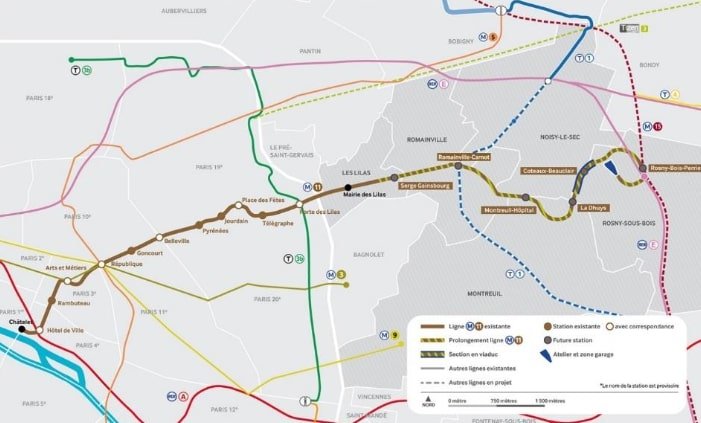 UNE NOUVELLE ETAPE FRANCHIE POUR LA MOBILITE DES FRANCILIENS : LA LIGNE 11 RELIE DESORMAIS CHATELET A ROSNY – BOIS-PERRIER