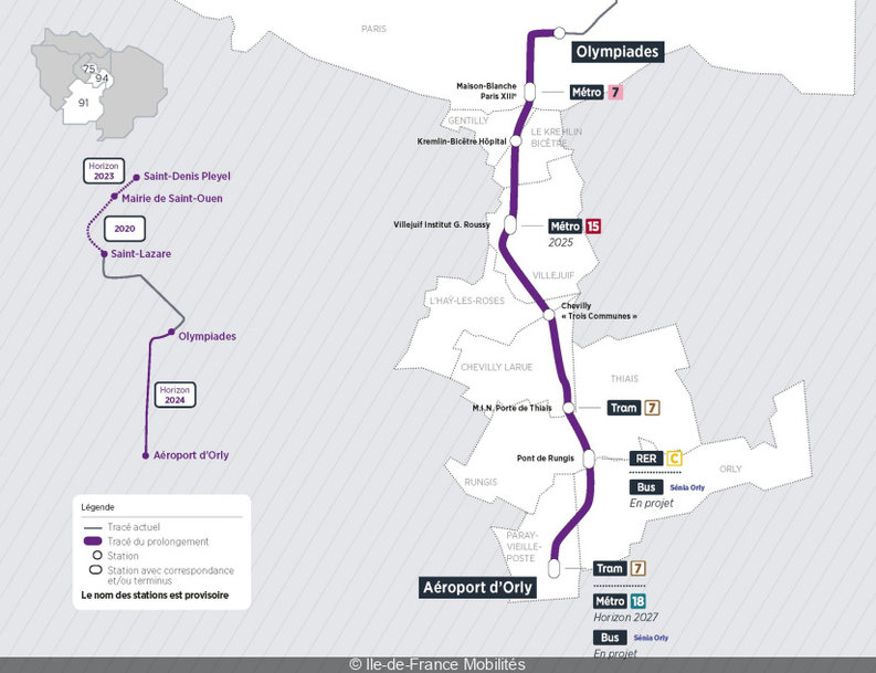 Mise en service des prolongements de la ligne 14 : Egis mobilisé sur plusieurs missions