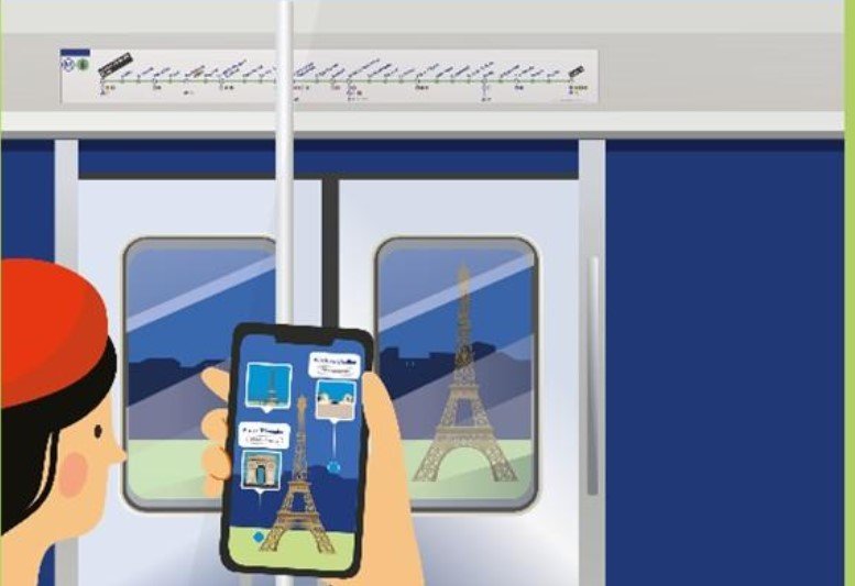 Réalité augmentée : la RATP lance un nouveau dispositif pour découvrir Paris et ses monuments sur la ligne 6 !