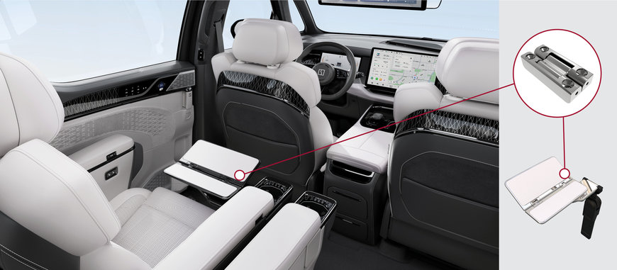 Southco: Véhicule de luxe basé sur une camionnette « Bienvenue à bord » Solutions d&rsquo;intérieur automobile de Southco
