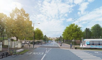 PROLONGEMENT DU TRAM T13 JUSQU’A ACHÈRES : COUP D’ENVOI DES TRAVAUX D’AMÉNAGEMENT
