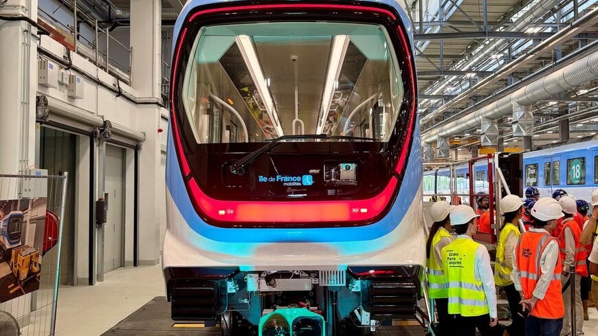 Alstom Livre Le Premier Train De la Ligne 18 du Grand Paris Express
