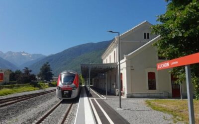 Revitalisation des lignes ferroviaires régionales NGE et la Région Occitanie remettent le train sur les rails entre Montréjeau et Luchon