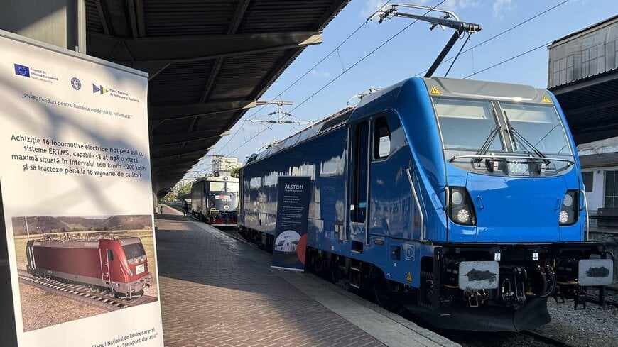 Alstom dévoile le design de la locomotive électrique Traxx destinée à la Roumanie et en lance la phase d’essais dynamiques