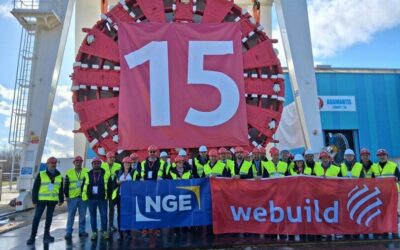 TUNNELIER POUR LA LIGNE 15 OUEST LOT 2 DU GRAND PARIS EXPRESS NGE ET WEBUILD FONT LE CHOIX DU RECONDITIONNEMENT