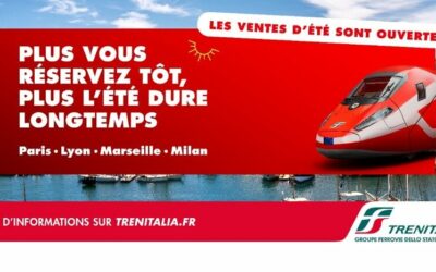 TRENITALIA FRANCE OUVRE LES VENTES POUR L&rsquo;ÉTÉ 2026 : 11 DESTINATIONS, 11 IDÉES D&rsquo;ÉVASION EN TRAIN À GRANDE VITESSE