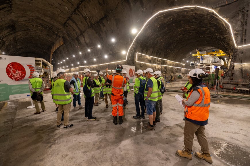 Tunnelier géant pour le tunnel Lyon–Turin