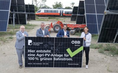 ÖBB et Burgenland Energie lancent un projet photovoltaïque ferroviaire
