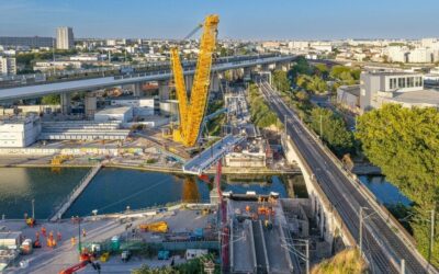 Pendant 222 heures, NGE relève le défi du remplacement d’un pont ferroviaire centenaire au-dessus du canal Saint-Denis
